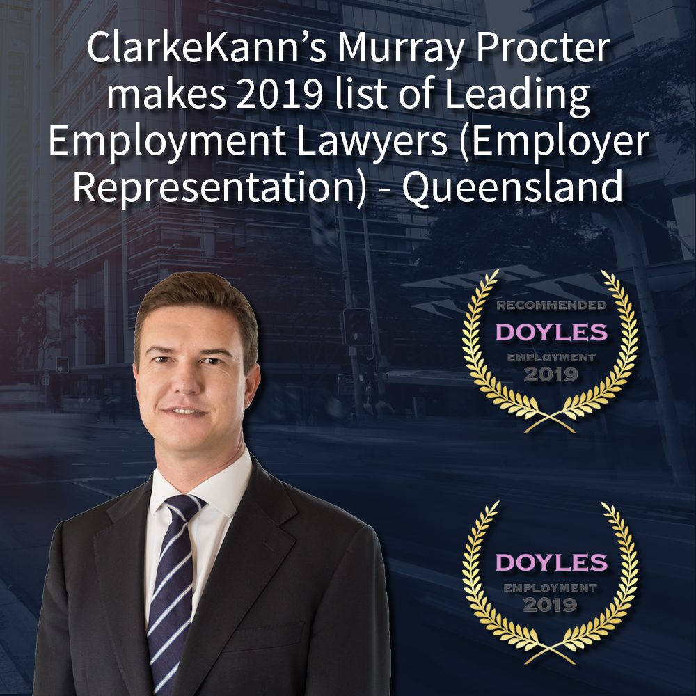 CK News: ClarkeKann’s Murray Procter named in 2019 Doyle’s Guide